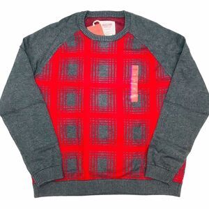 Mossimo Supply Co Sweater Men’s XXL  Red Gray Christmas Cotton